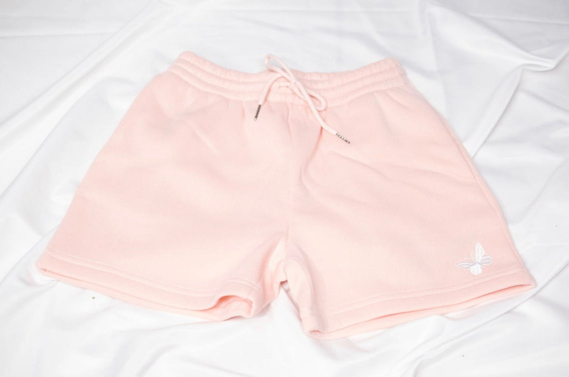 Blush Butterfly Sweatshirt & Shorts