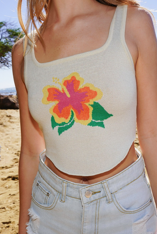 Hibiscus Tank Top